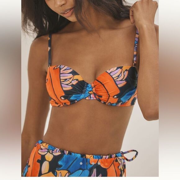 Farm Rio Sweetheart Bikini Top - Picture 2 of 4